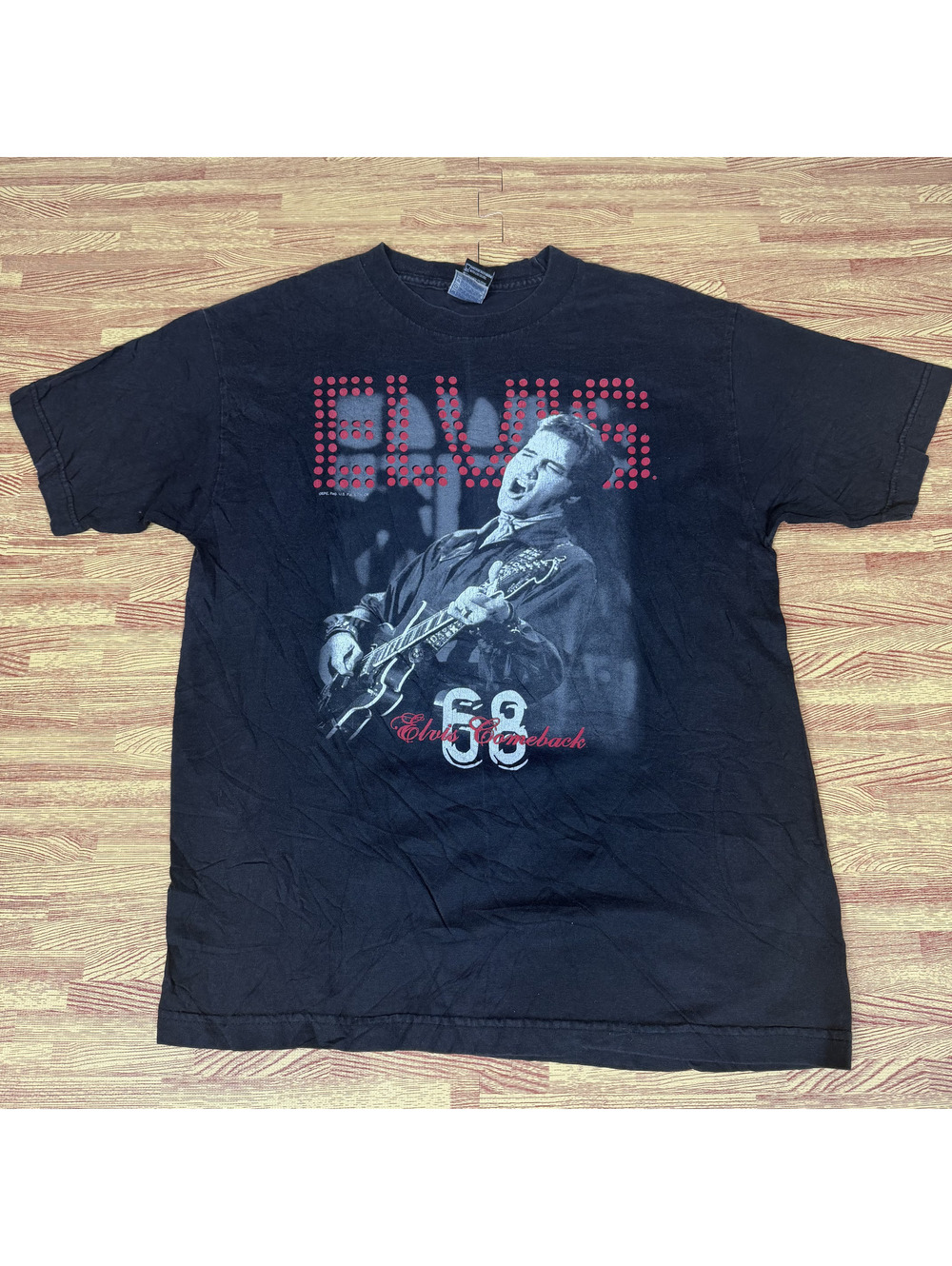 Elvis Presley 68 Comeback Special T-Shirt Mens Medium Black Trinity Apparel